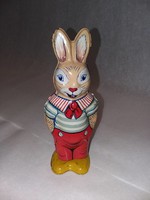 Chein Wind-Up Tin Rabbit Toy, 5.25", 1940's-50's