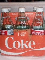 6 Pack of Coke Bottles