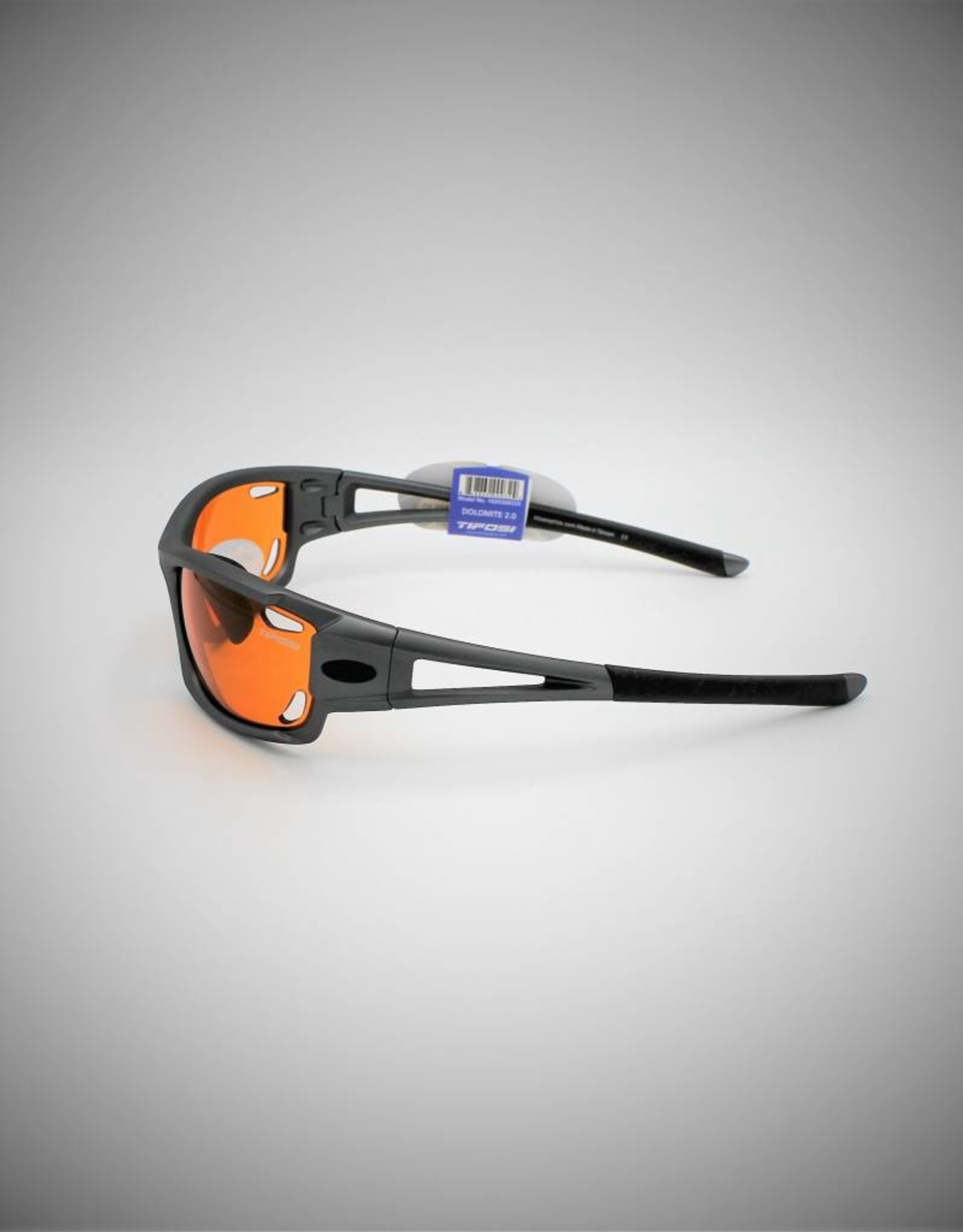 Tifosi Optics Dolomite 2.0, Matte Gunmetal Fototec Sunglasses BC Orange Fototec Lenses