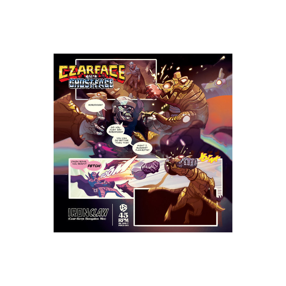 Czarface, Ghostface Killah - Iron Claw (Czar-Keys Boogaloo Mix) - Vinyl, 7", 45 RPM, Single, Limited Edition, Numbered