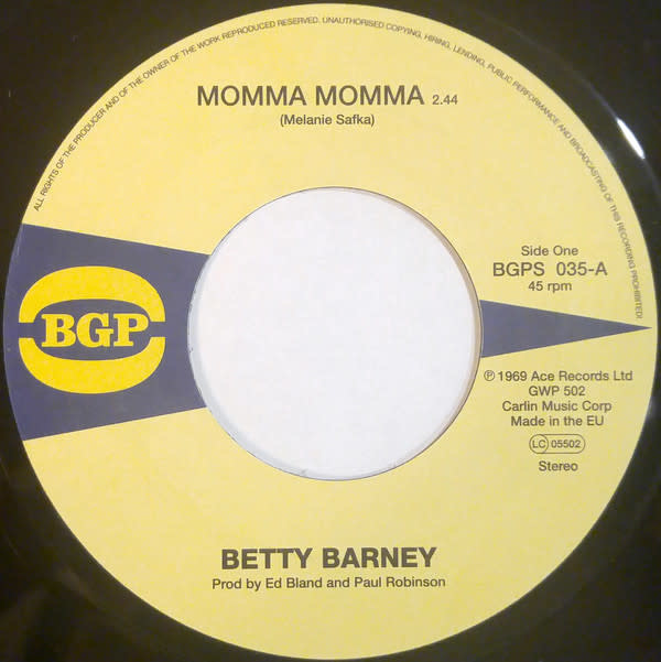 Betty Barney, The Chili Peppers - Momma Momma / Chicken Scratch - Vinyl, 7", 45 RPM - 358973264