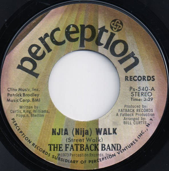 The Fatback Band - Njia (Nija) Walk (Street Walk) - Vinyl, 7", 45 RPM, Single, Styrene, Stereo - 348676128