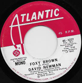 David "Fathead" Newman - Foxy Brown - Vinyl, 7", 45 RPM, Promo - 348727439