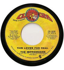 The Impressions - This Loves For Real - Vinyl, 7", 45 RPM, Single, Styrene - 297066498