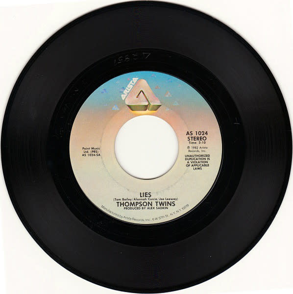 Thompson Twins - Lies - Vinyl, 7", 45 RPM, Single, Stereo - 370016614