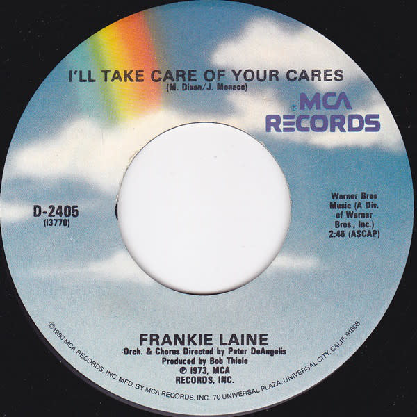 Frankie Laine - I'll Take Care Of Your Cares - Vinyl, 7", Single - 369998315