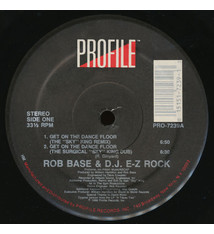 Rob Base & DJ E-Z Rock - Get On The Dance Floor - Vinyl, 12", 33 ⅓ RPM, Stereo - 370040148