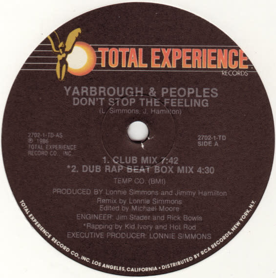 Yarbrough & Peoples - Don't Stop The Feeling - Vinyl, 12", 33 ⅓ RPM, Single - 359484780