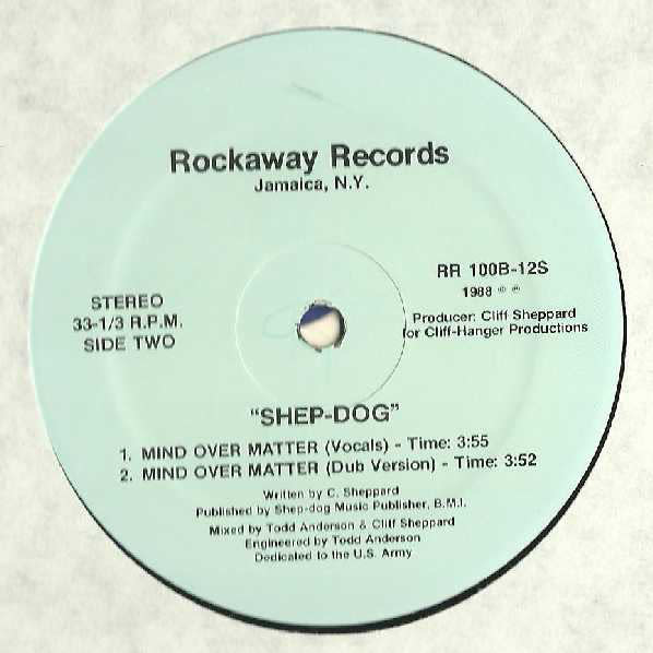 Shep-Dog - Too Bad For Ya' / Mind Over Matter - Vinyl, 12", 33 ⅓ RPM - 441469710