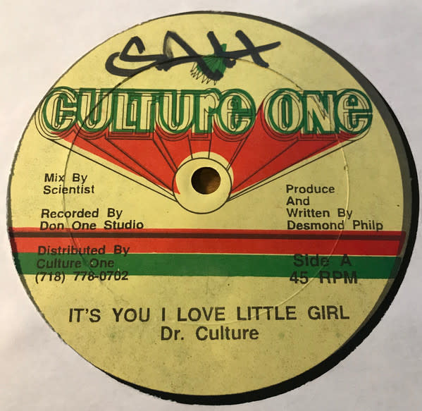 Dr Culture - It's You I Love Little Girl - Vinyl, 12", 45 RPM - 437850406