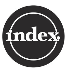 vinyl index. - logo - slipmat - black