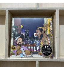 Cliff Notez & Dephrase - Social Absence - Vinyl, 12", EP, Limited Edition, White w/ Green, Yellow & Purple Splatter