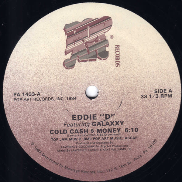 Eddie "D", Galaxxy - Cold Cash $ Money - Vinyl, 12", 33 ⅓ RPM - 441473096