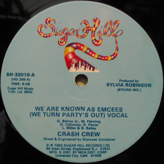 The Crash Crew - We Are Known As Emcees (We Turn Party's Out) - Vinyl, 12", 33 ⅓ RPM - 441903005