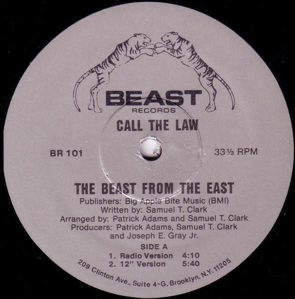 Sam The Beast - Call The Law - Vinyl, 12", 33 ⅓ RPM - 461929130