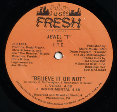 Jewel-T, LTC - Believe It Or Not - Vinyl, 12", 33 ⅓ RPM - 466566406