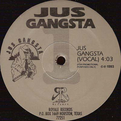 Jus Gangsta - Jus Gangsta - Vinyl, 12", Promo - 466543438