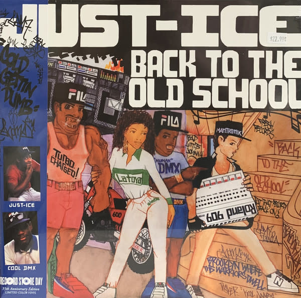 Just-Ice - Back To The Old School - Vinyl, LP, Album, Record Store Day, Limited Edition, Reissue, White splatter, 35th-Anniversary Edition - 756450220