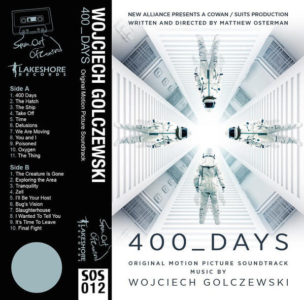 Wojciech Golczewski - 400_Days (Original Motion Picture Soundtrack) - Cassette, Album, Limited Edition, Numbered, ‘Stars & Stripes’ (red, silver and blue glitter shell) - 299336122