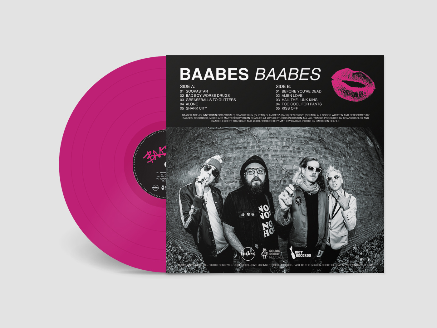 BAABES - BAABES - Vinyl, 12", LP, Limited Edition, Hot Pink