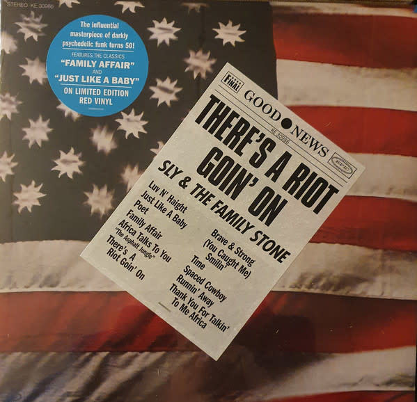 Sly & The Family Stone - There's A Riot Goin' On - Vinyl, LP, Album, Limited Edition, Reissue, Stereo, Red - 883622320