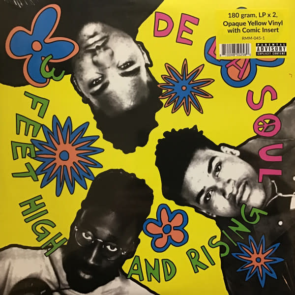 De La Soul - 3 Feet High And Rising - 2xVinyl, LP, Album, Reissue, Yellow Opaque, 180g - 1345686525