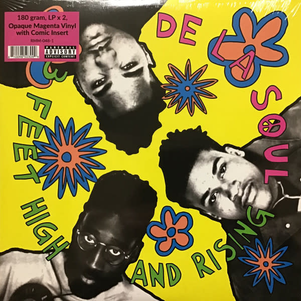 De La Soul - 3 Feet High And Rising - 2xVinyl, LP, Album, Reissue, Magenta Opaque, 180g - 1358055030