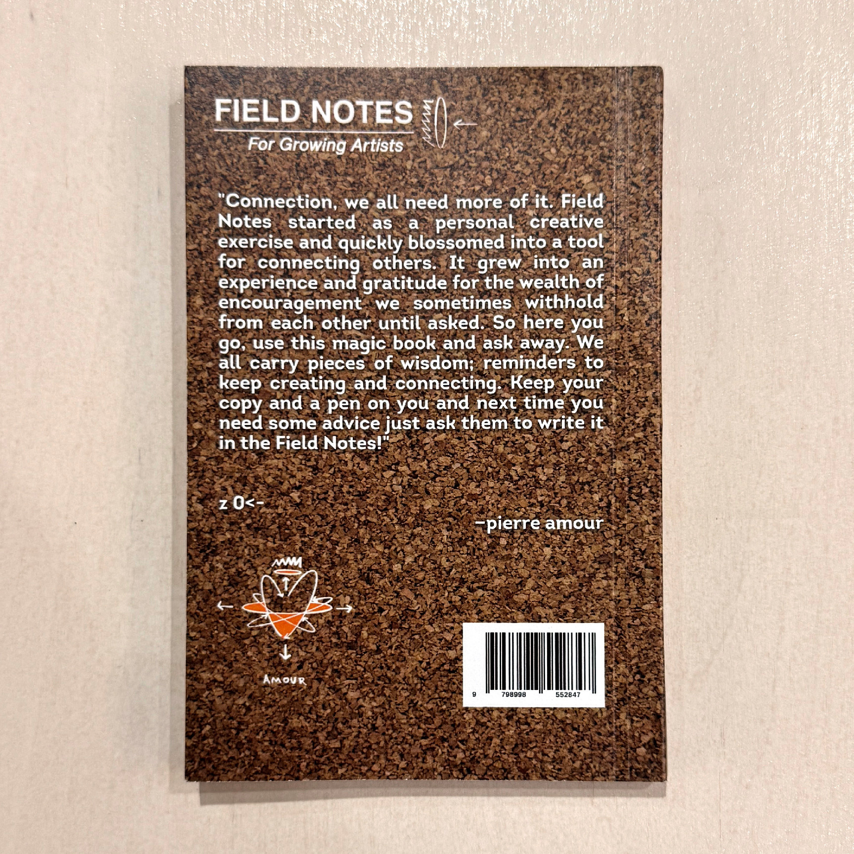 Field Notes: For Growing Artists by Pierre Amour - Book