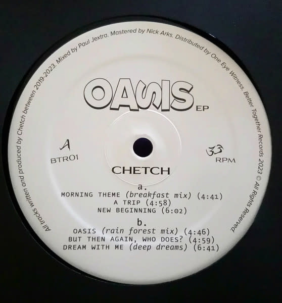 Chetch - Oasis EP - Vinyl, 12", 33 ⅓ RPM, EP - 2081352602