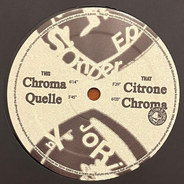 Jori (4) - Sonder EP - Vinyl, 12", 33 ⅓ RPM, EP, Stereo - 2082685606