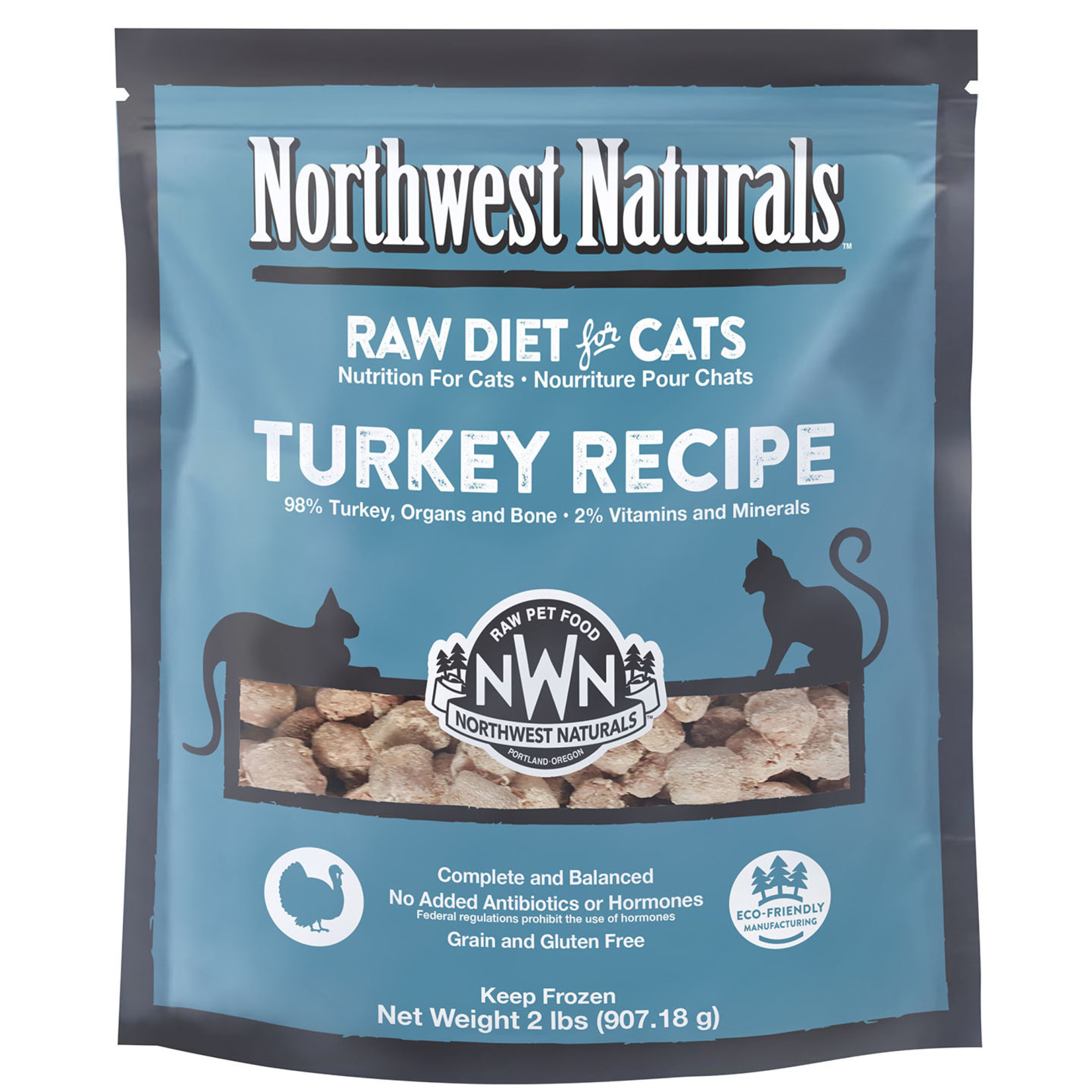 Northwest Naturals Northwest Naturals Frozen Raw Turkey Cat Food 2lb