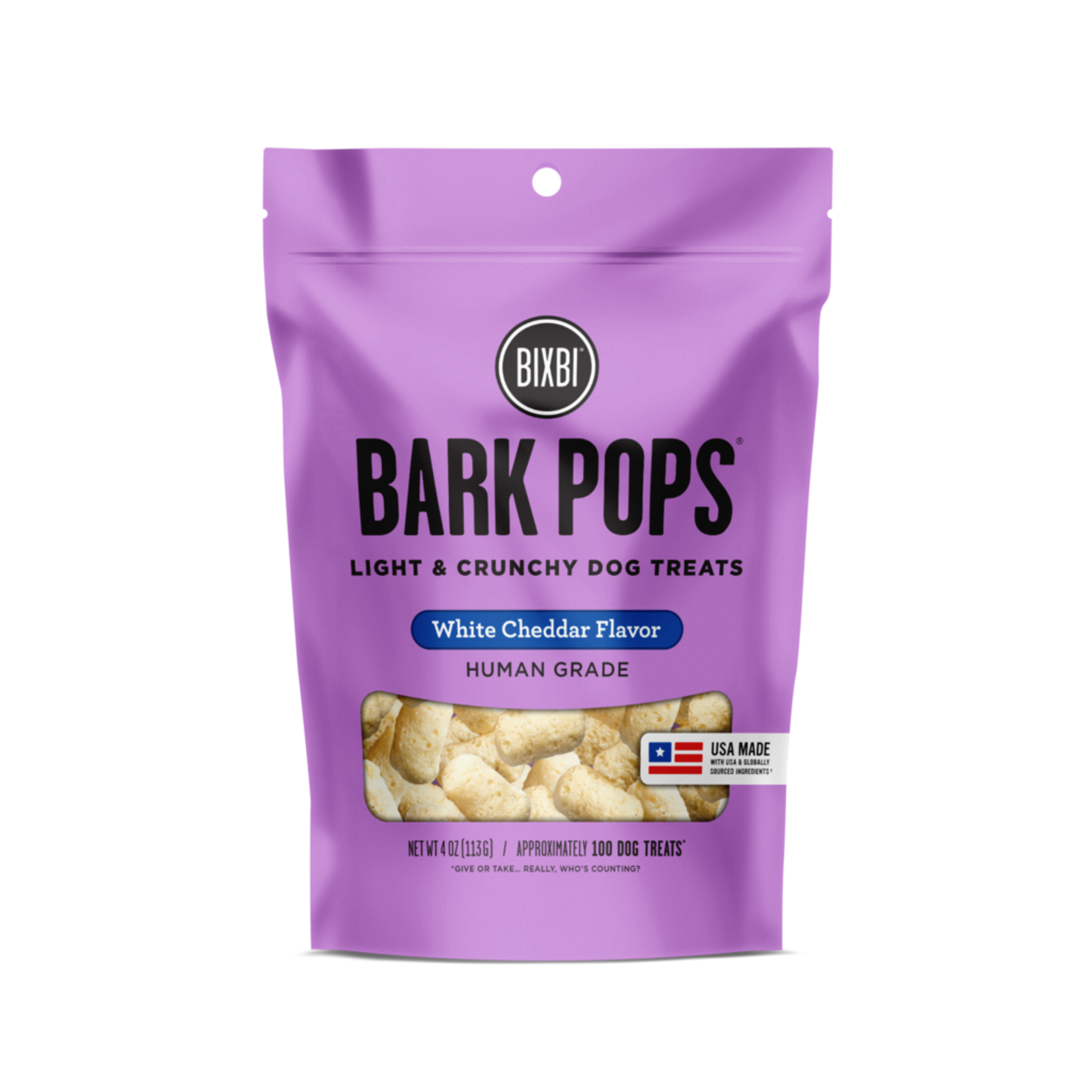 Bixbi Bixbi Bark Pops White Cheddar Dog Treats 4oz