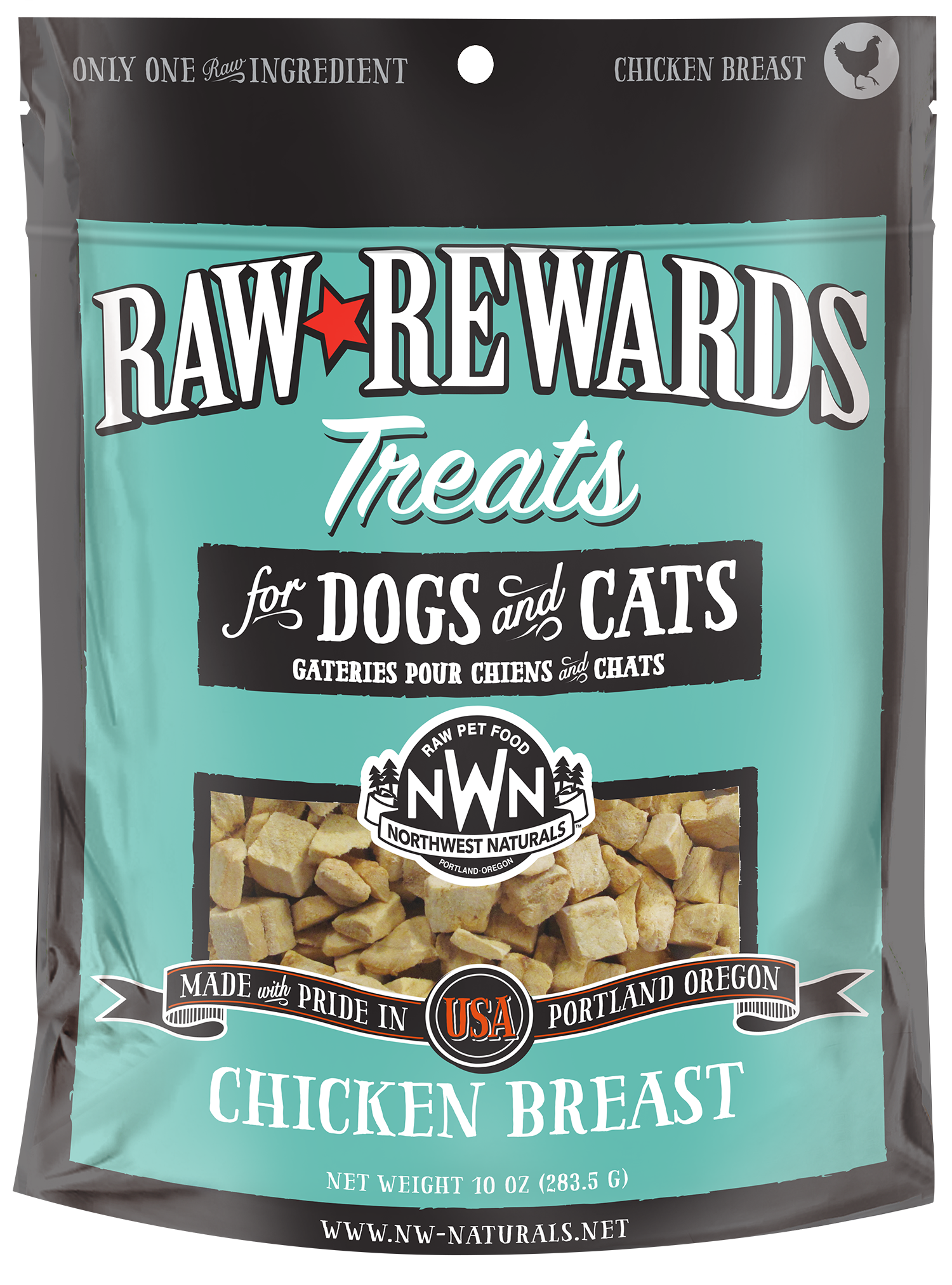 NWN FD Treat Chicken Breast Dog 3oz St Petersbark, LLC