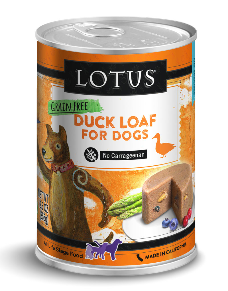 LOTUS GF Duck Loaf Dog Can 12.5oz St Petersbark, LLC