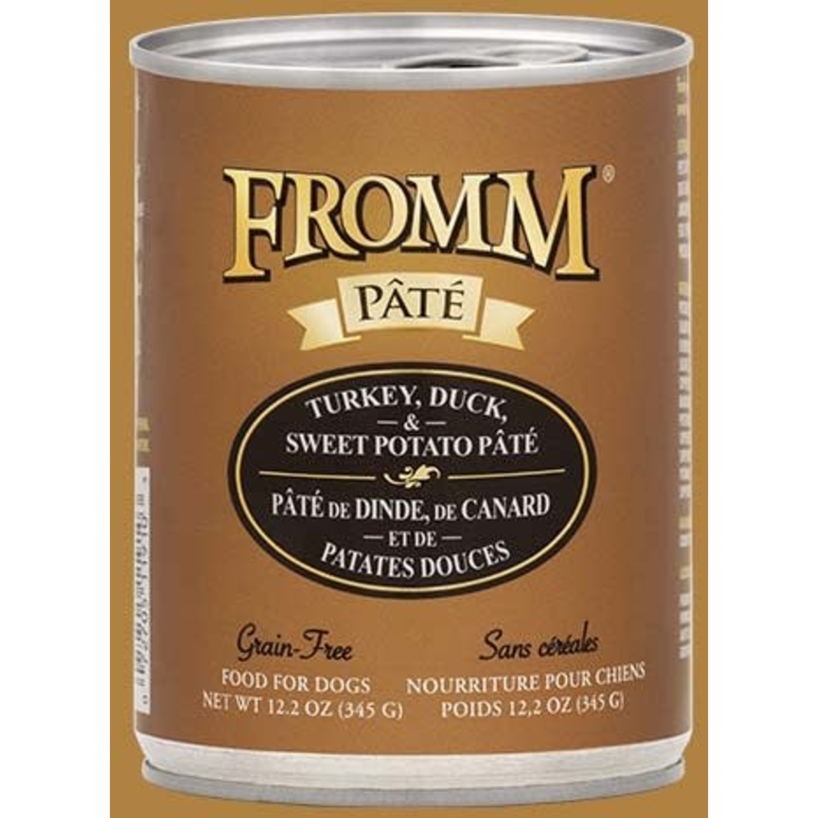 Fromm Family Fromm Turkey, Duck, & Sweet Potato Pâté Canned Dog Food  12.2oz