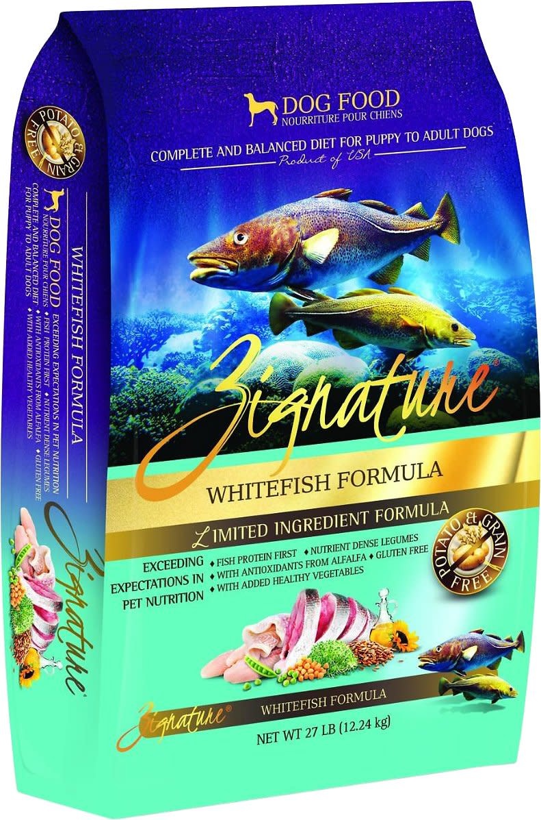 zignature whitefish ingredients