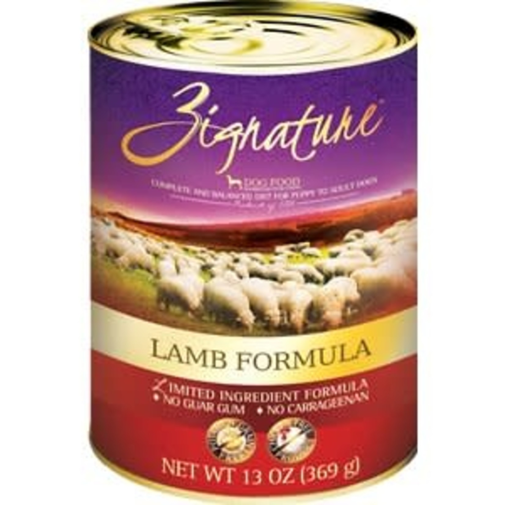 Zignature Zignature Lamb Canned Dog Food 13oz