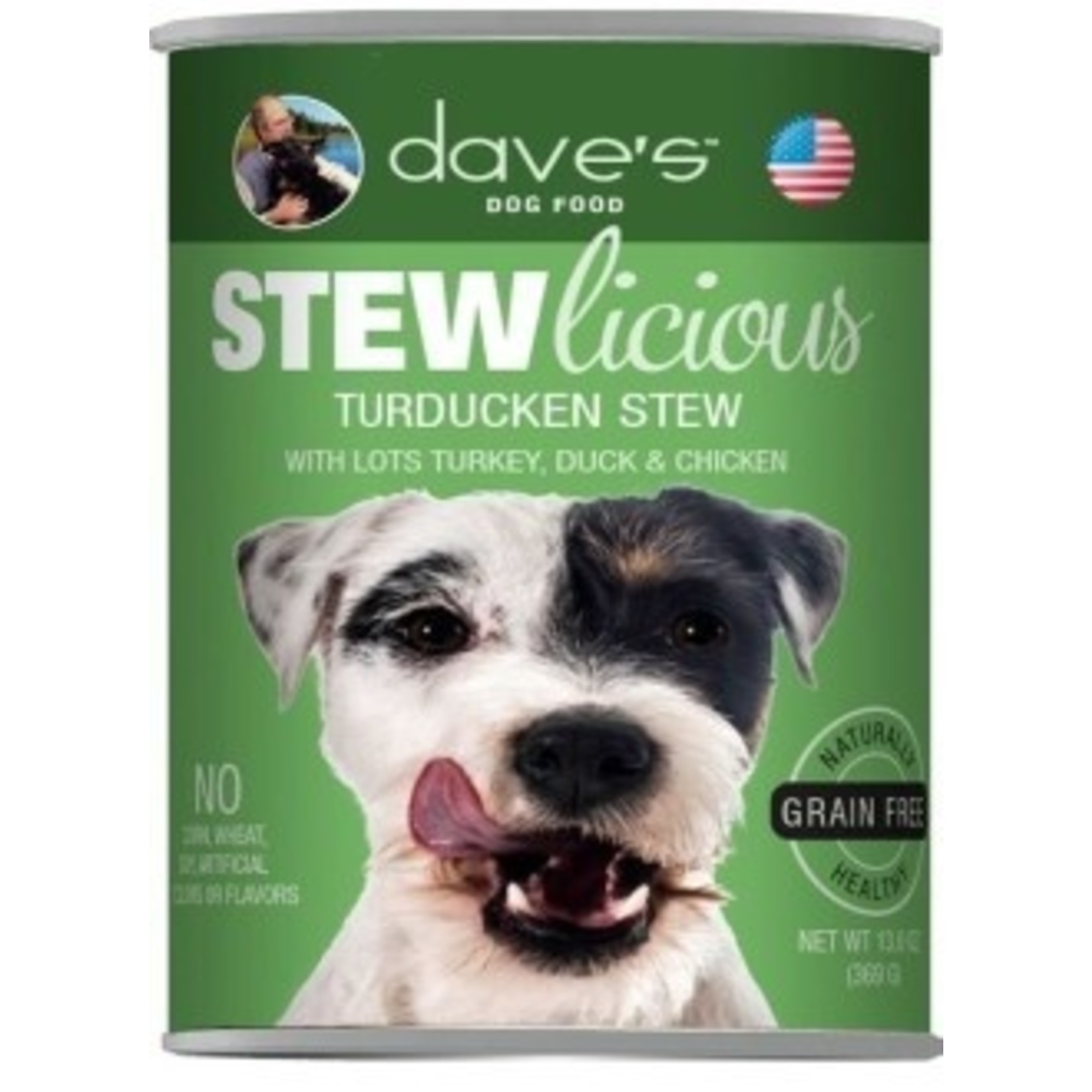 Dave's Pet Food Dave's Stewlicious Turducken Stew Canned Dog Food 13oz
