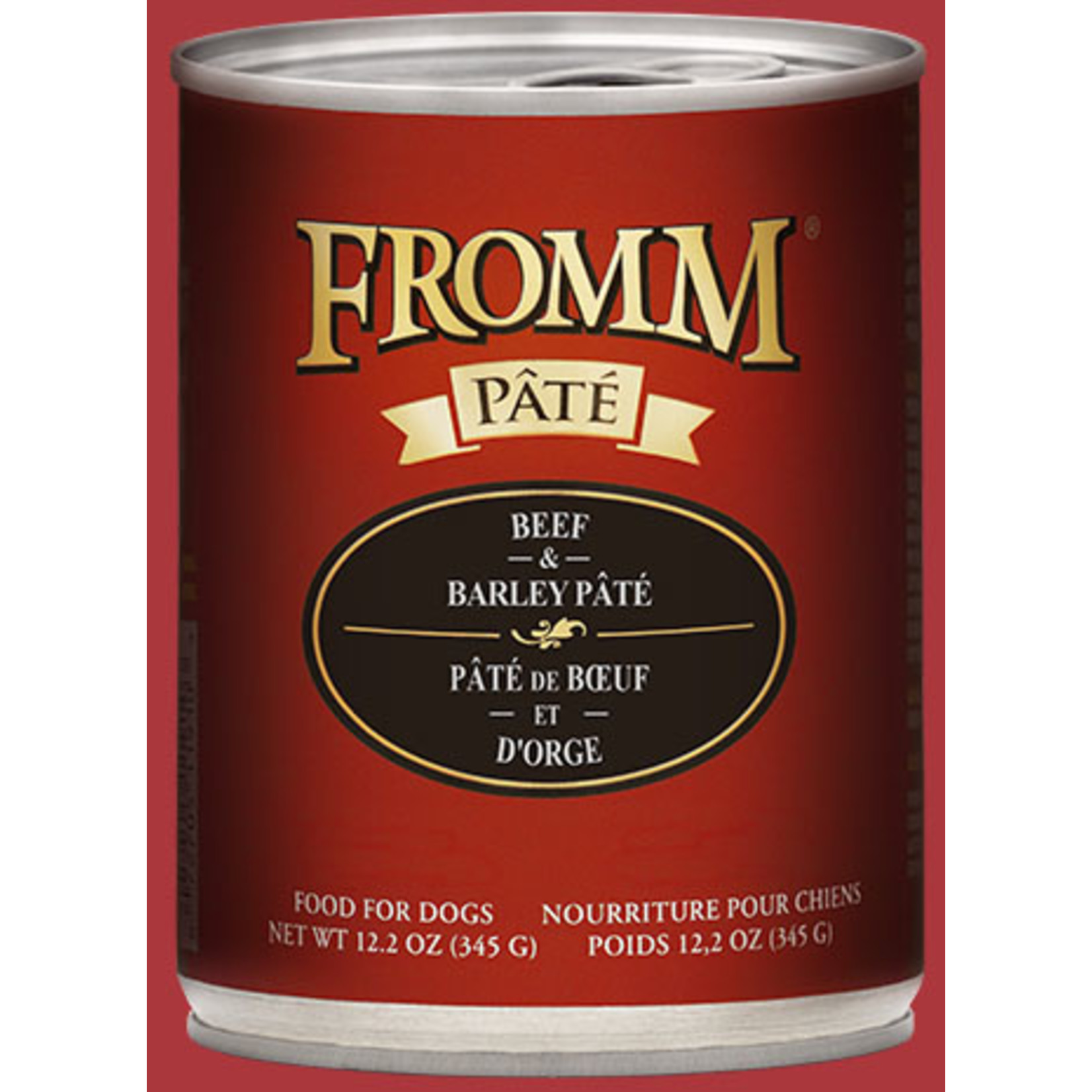 Fromm Family Fromm Beef & Barley Pâté Canned Dog Food 12.2oz