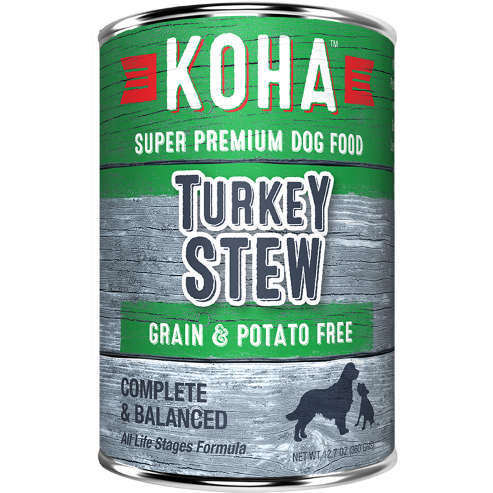 Koha KOHA Turkey Stew Canned Dog Food 12.7oz