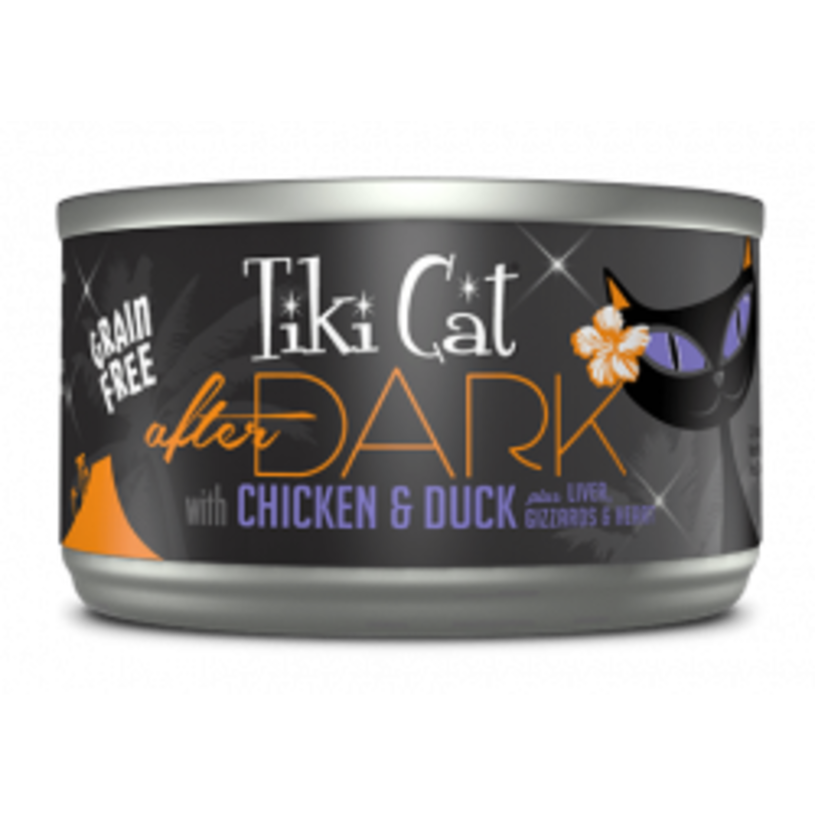 Tiki Cat & Tiki Dog Tiki Cat After Dark Chicken & Duck Canned Cat Food 2.8oz