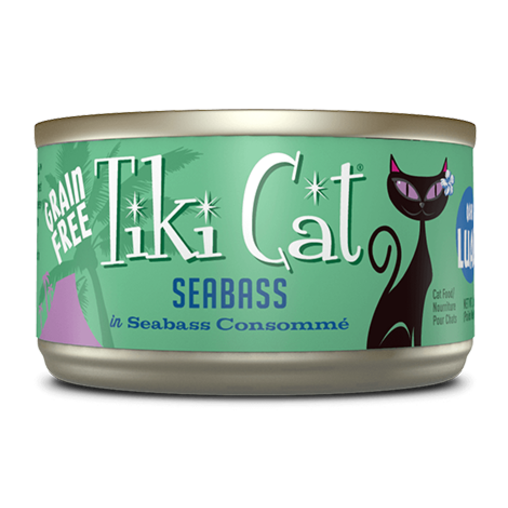 Tiki Cat & Tiki Dog Tiki Cat Luau Oahu Seabass Canned Cat Food 2.8oz