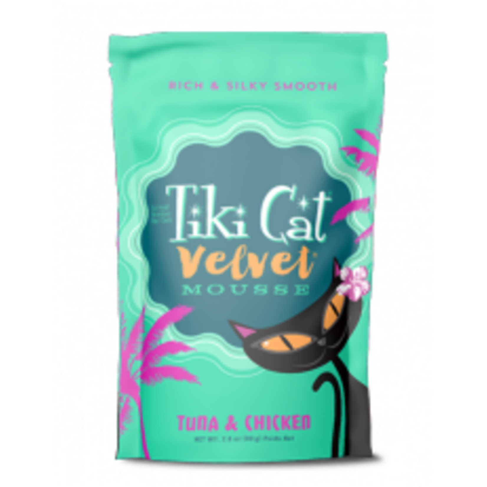 Tiki Cat & Tiki Dog Tiki Cat Velvet Mousse Tuna & Chicken Cat Food Pouch 2.8oz