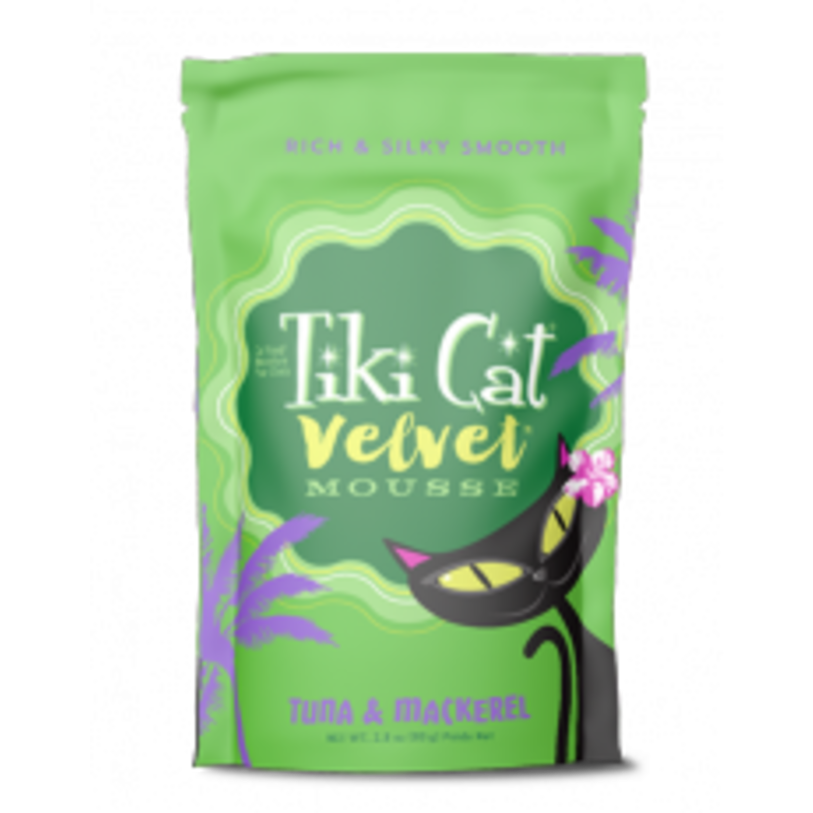 Tiki Cat & Tiki Dog Tiki Cat Velvet Mousse Tuna & Mackerel Cat Food Pouch 2.8oz