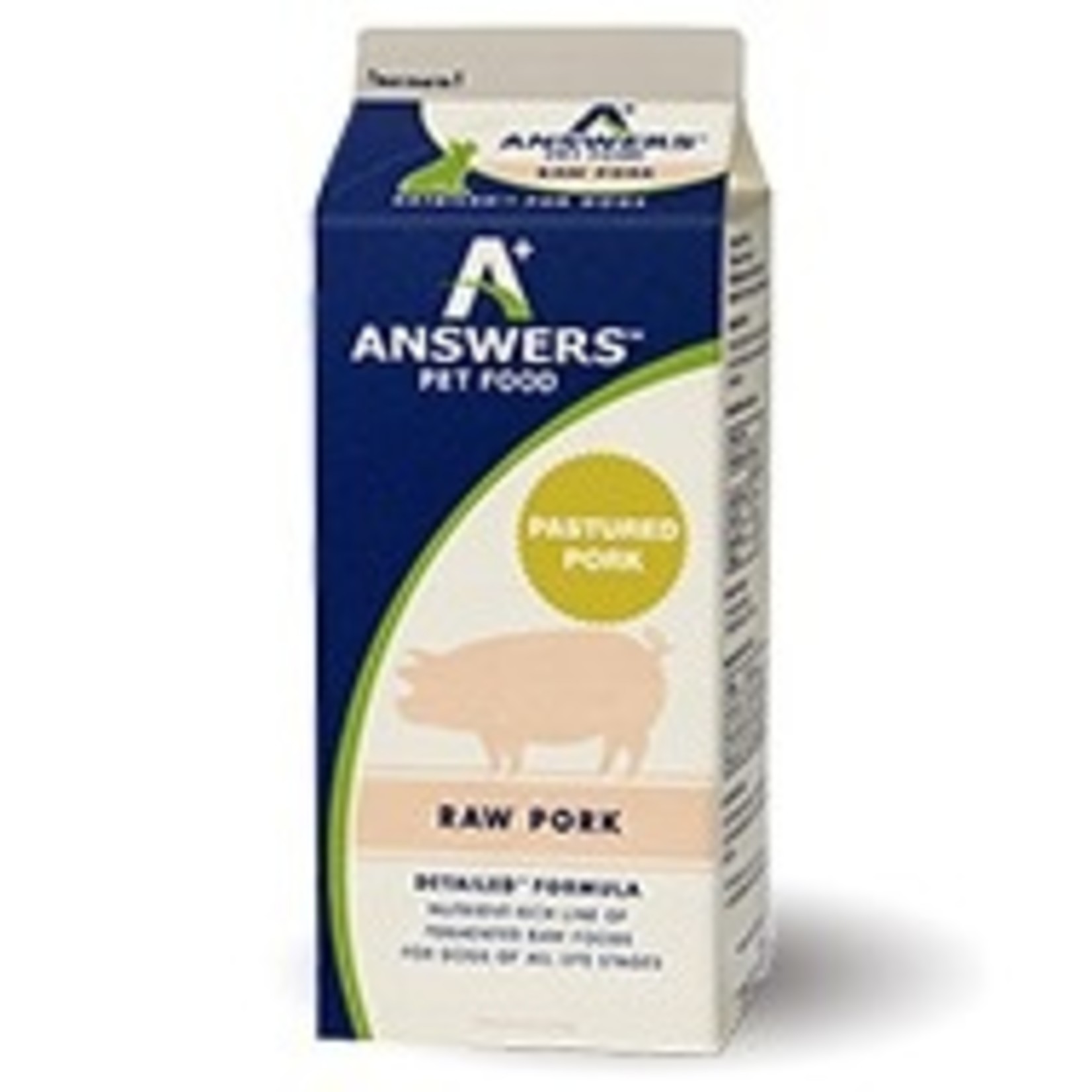 Answers Answers Detailed Raw  Pork Dog Food