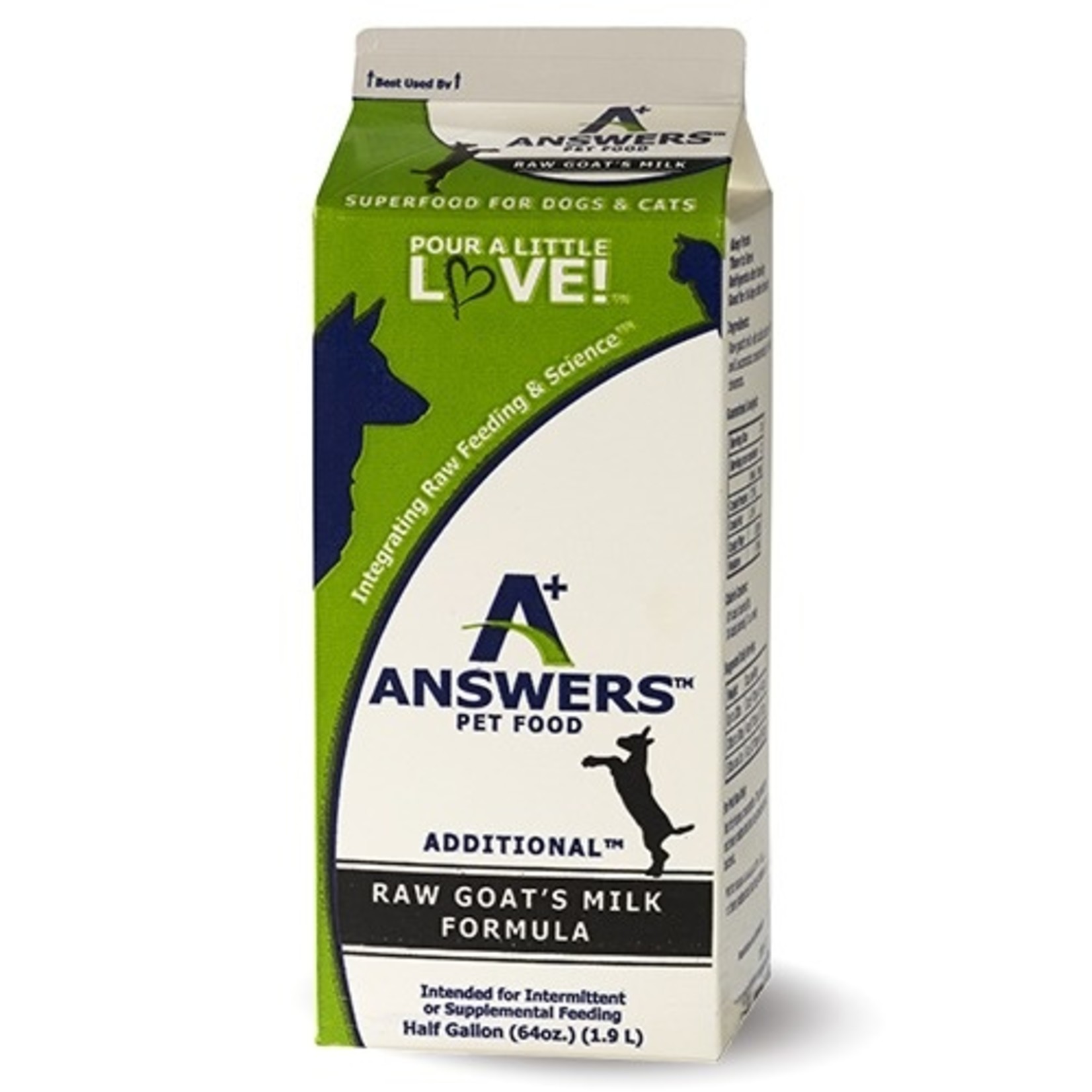 Answers Answers Fermented Raw Goat Milk