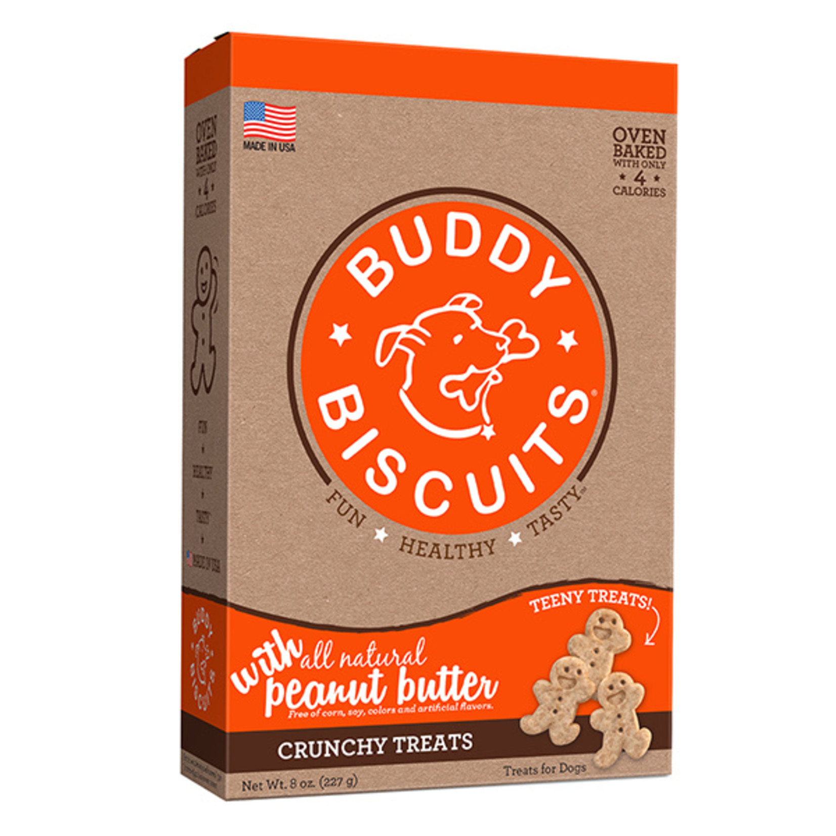 Cloud Star Buddy Biscuits Itty Bitty Oven Baked Peanut Butter Dog Treats 8oz