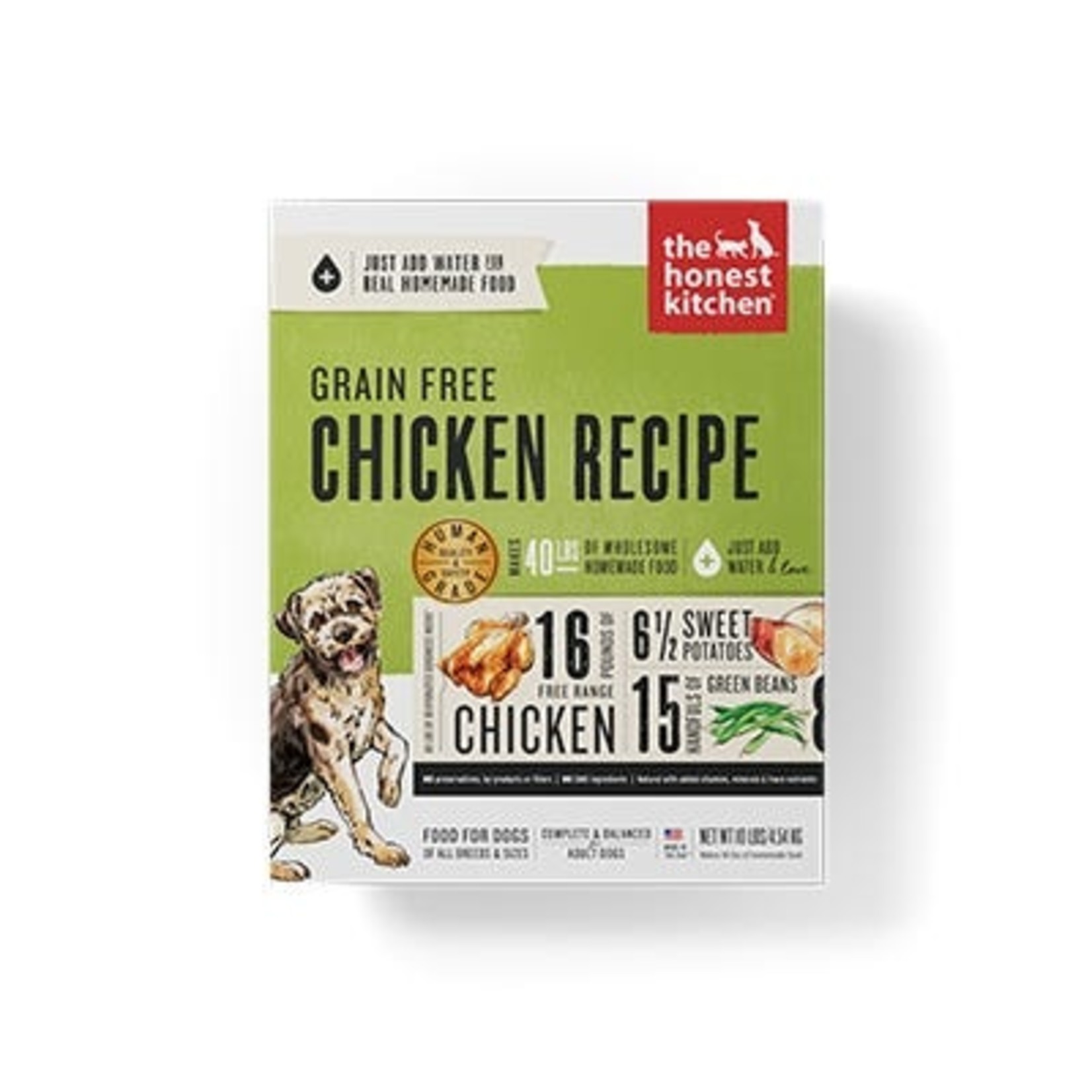 Honest Kitchen Force Dehydrated Grain Free Chicken Dog Food 10lb