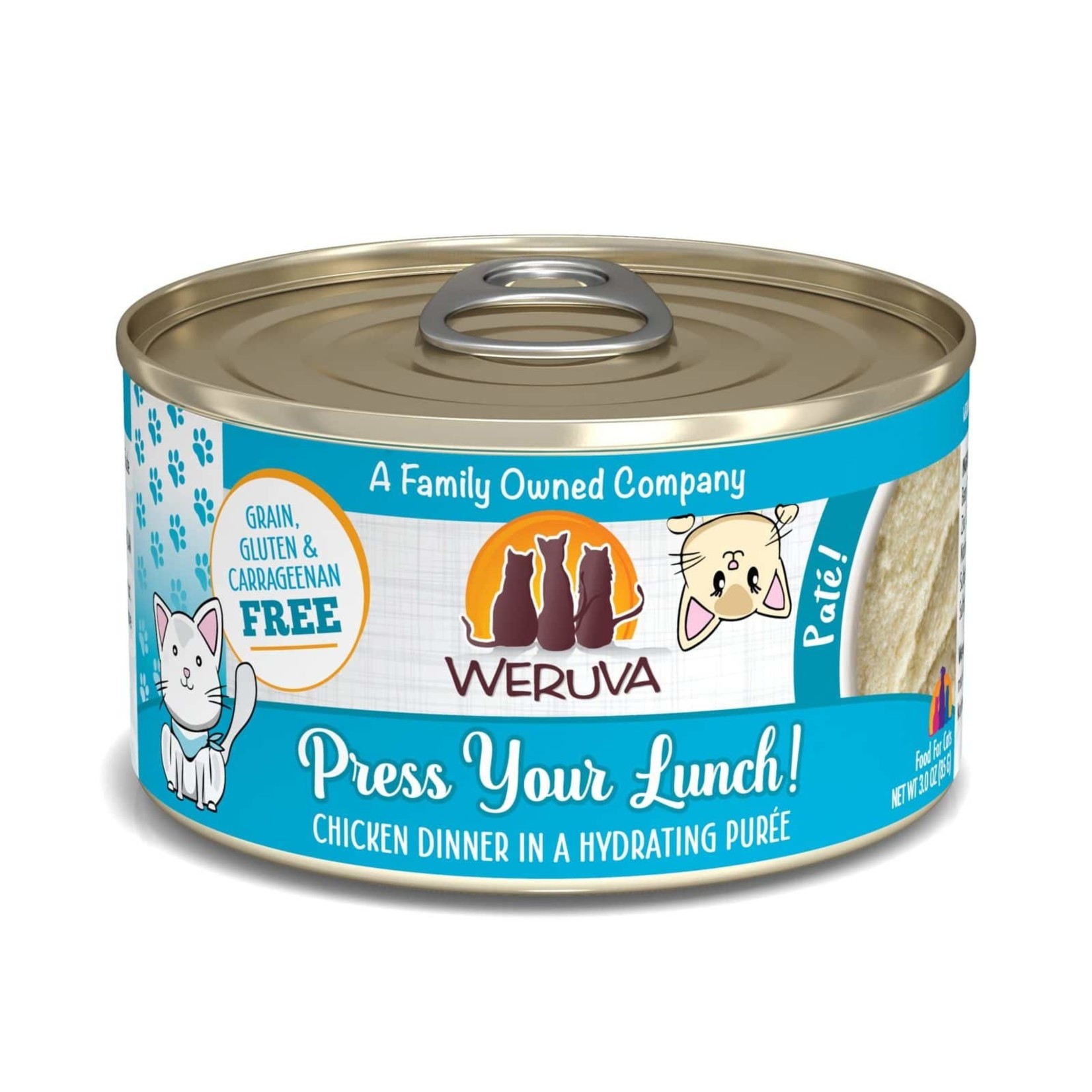 Weruva Weruva Press Your Lunch! Chicken Pate Cat Can 3oz