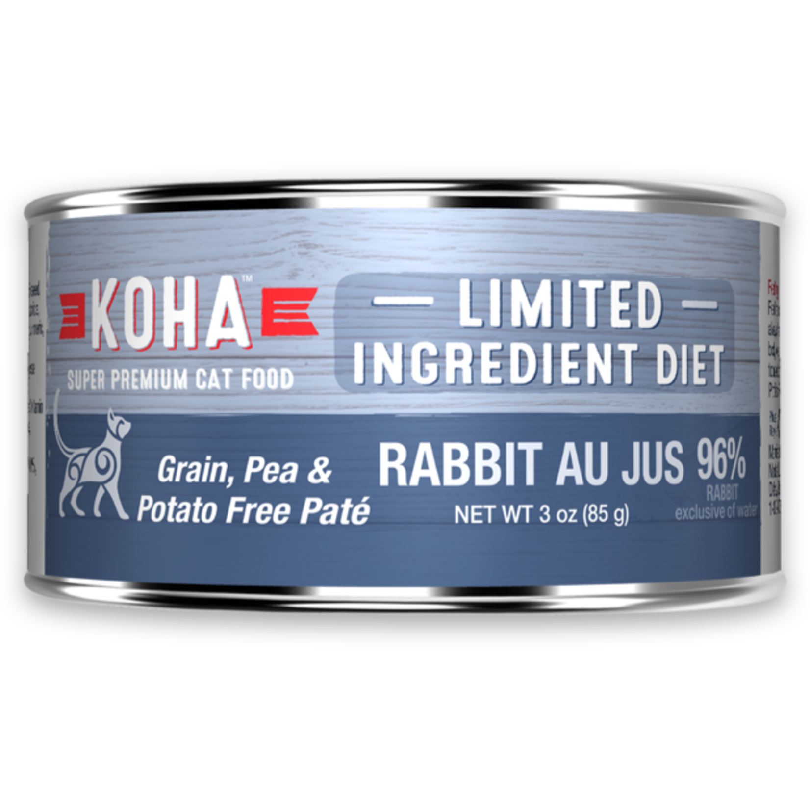 Koha KOHA Limited Ingredient Diet Rabbit Au Jus Canned Cat Food 3oz